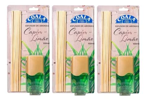 Coala Ml Difusor De Aromas Unidades Capim Lim O Mercadolivre