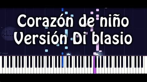 Raul Di Blasio Corazón de niño Piano Cover YouTube