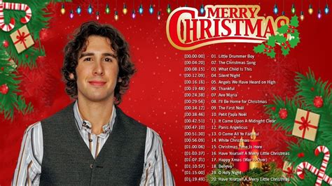 Josh Groban Christmas Music 2023🔔 Josh Groban Christmas Songs Full ...