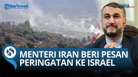 Menteri Iran Beri Peringatan Ke Israel Jika Terus Serang Gaza Bisa