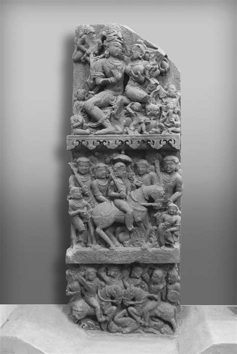 Left Door Jamb Of A Gateway With The River Goddess Yamuna And Erotic