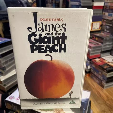 JAMES AND THE Giant Peach Vhs Video Ex Rental Big Box EUR 9 90