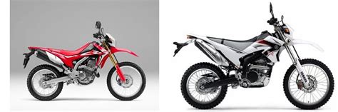 Motorrad Vergleich Honda Crf L Vs Yamaha Wr R