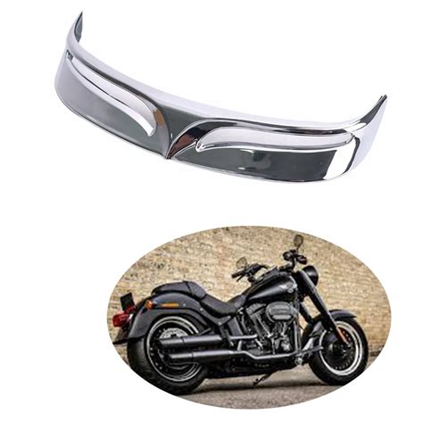 Chrome Trailing Edge Rear Fender Tip Rear For Harley Davidson Flstf Fat