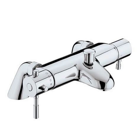 Bristan Artisan Thermostatic Pillar Bath Shower Mixer W Lever