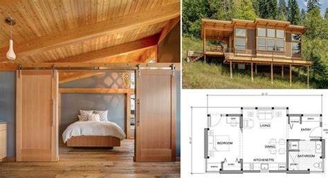 550 Sq Ft Prefab Timber Cabin Home Design Garden And Architecture