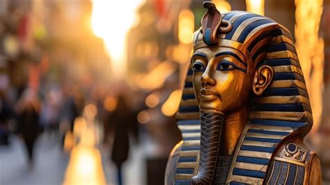 Premium Photo | A statue of a pharaoh