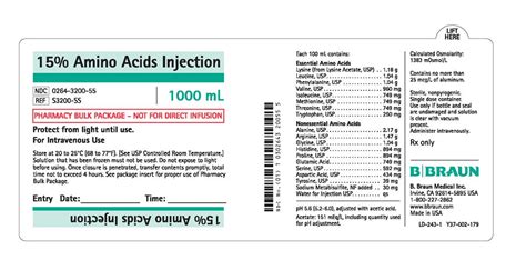 Amino Acids Injection FDA Prescribing Information Side Effects And Uses