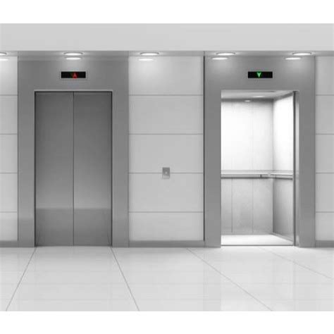 Stainless Steel Geared Automatic Door Passenger Elevator Max Persons