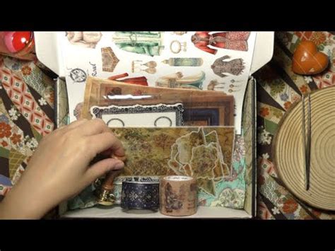 ASMR Cora Crea Crafts Unboxing Discount CodesㅣVintage Scrapbookingㅣ