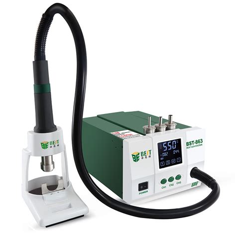 Hot Air Gun W Bga Rework Solder Station Soldering Heat Air Gun Station V V For Smd