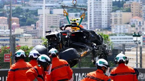 El Brutal Accidente De Checo Pérez En El Gran Premio De Mónaco El