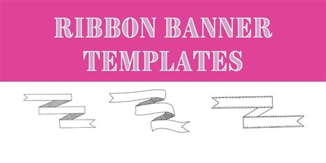 Ribbon Printable Banner Template - OriginalMOM