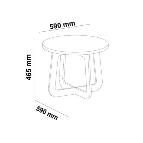 Tupi S A Mesa Centro Jasmin Off White Carvalho Movelmax