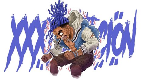 How To Draw Xxxtentacion Fan Art Youtube