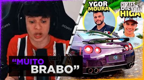 ARUAN REAGE A SAÍDA DE CARROS 48 GTR ACELERANDO TUDO NA SAÍDA DUB