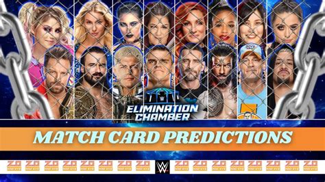 Wwe Elimination Chamber Dream Card Predictions Youtube