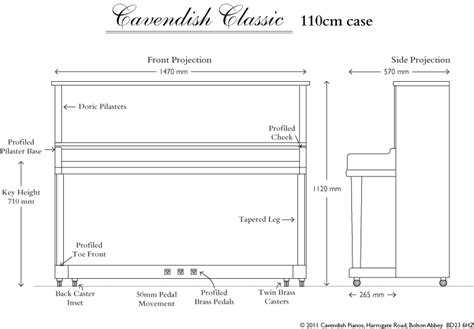 Welcome to Yorkshire Pianos – Cavendish Classic Upright Piano