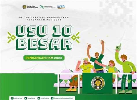 Usu Masuk 10 Besar Raih Pendanaan Pkm Terbanyak 2023