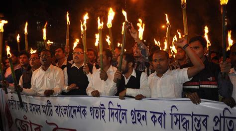 Assam Protests Over Land Swap Deal Continues Agp Bandh Disrupts Life