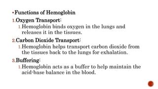 definition  types  hemoglobin hbpptx