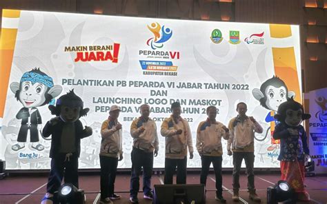 Pemkab Wagub Jabar Launching Logo Dan Maskot Peparda VI Jabar 2022