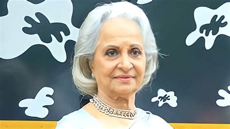 Bollywood News Veteran Actress Waheeda Rehman To Be Conferred With