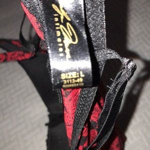 Intimates Sleepwear Sexy Lingerie With Roses Black And Red Poshmark