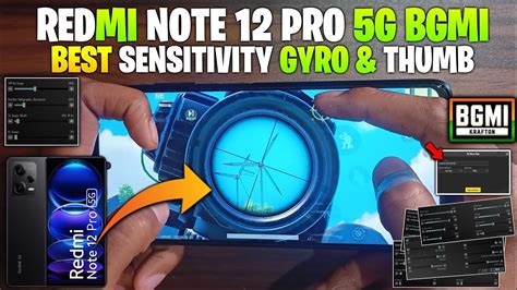 Redmi Note Pro G Bgmi Test And Best Sensitivity Settings Gyro