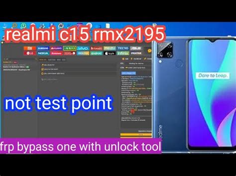 Realmi C15 Rmx2195 Frp Bypass One Click With Unlock Tool YouTube