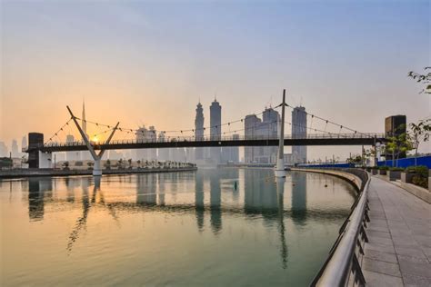 Suspension Bridge at Dubai Water Canal - AE7