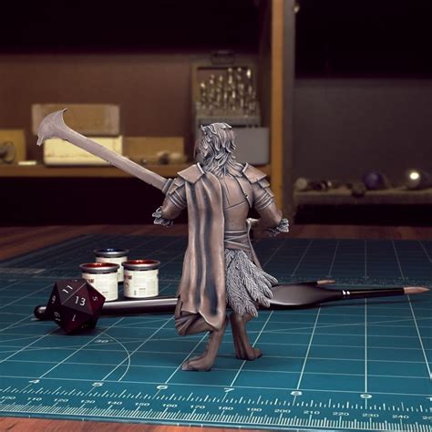 DND Heroes Male Kenku Fighter Pre Supported 3D Model 3D Printable