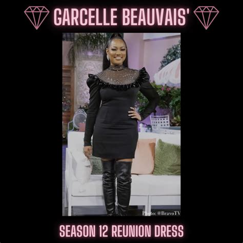 Garcelle Beauvais Season 12 Reunion Dress Big Blonde Hair