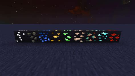 Glowing Emissive Ores Screenshots Minecraft Resource Packs Curseforge