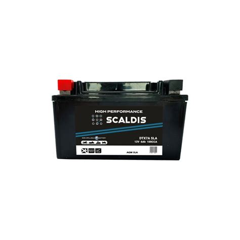 Batterie Moto SCALDIS HP YTX7A BS SLA 12V 6AH 100A