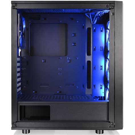 Thermaltake Versa J Tg Rgb Midi Tower Negro Cajas De Torre Negro