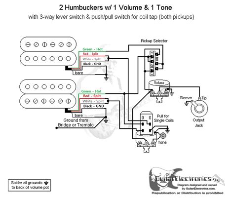 Re Wiring Diagram Request Humbucker V T Push Pull Way Split