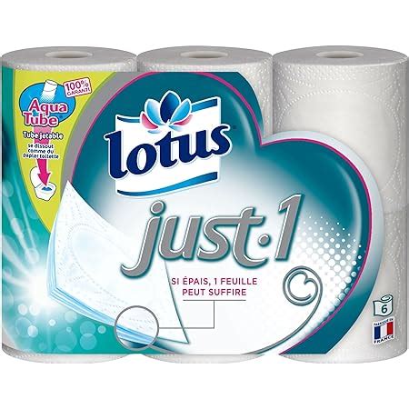 Lotus Just 1 6 Rouleaux Lot De 6 Soit 36 Rouleaux Amazon Fr Epicerie