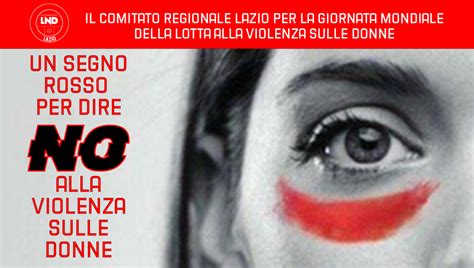 Giornata contro la violenza sulle donne un segno rosso per le Società