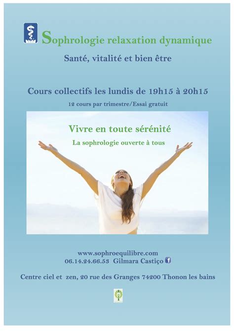 Cours De Sophrologie Relaxation Dynamique