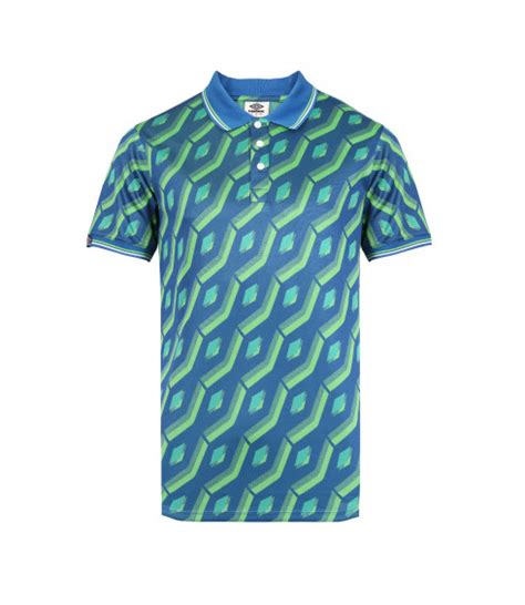 Accueil Jacq Polo Shirt Quetzale Green Multi Umbro