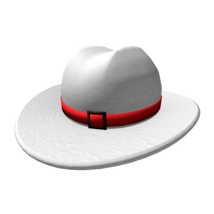 Red Banded White Stetson Roblox Item Rolimon S