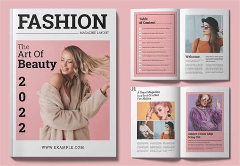 Fashion Magazine Layout Ideas