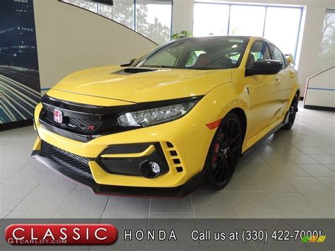 Limited Edition Phoenix Yellow Honda Civic Type R Limited Edition