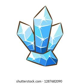 Crystal Clipart Cartoon Stock Vector (Royalty Free) 1287682090 ...