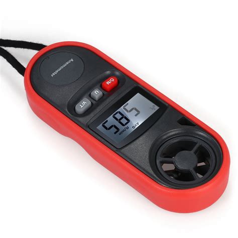 Mini Digital Anemometer Beaufort Scale IP67 Thermometer Handheld