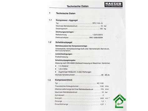 Kaeser Kompressor EUROCOMP EPC 1100 G Kaufen Auf Ricardo