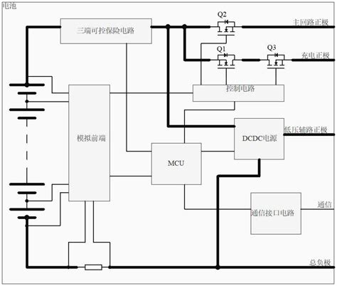 一种电动自行车BMS电路的制作方法