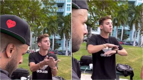 Joven Cubano En Miami Sorprende A Nicky Jam Improvisando Sobre La