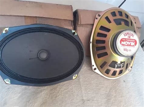 Alto Falante Antigo Novik Woofer 6x9 Fusca Itamar Fiat Ford Frete grátis